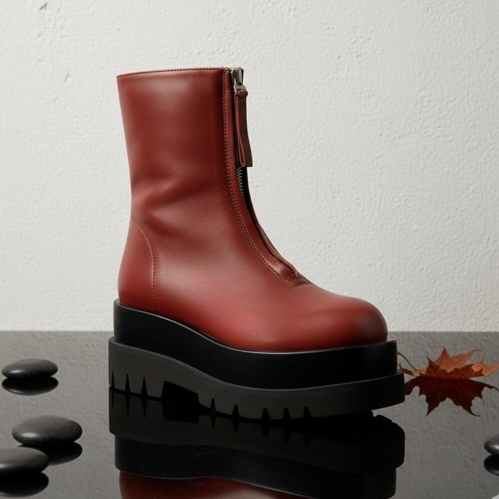 Jeffrey Campbell Dozed Platform Lug Boot 9.5 - image 1